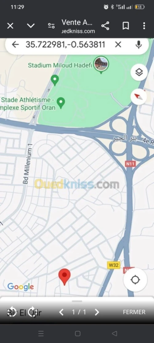 Vente Appartement F3 Oran Bir el djir