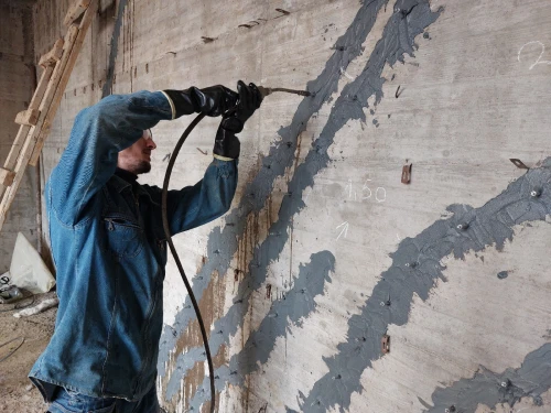 Traitement fissures béton par injection époxy polyuréthane NA1504