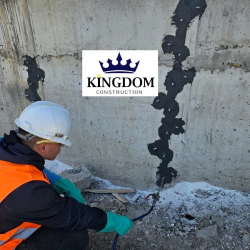 Traitement fissures béton par injection époxy polyuréthane NA1504