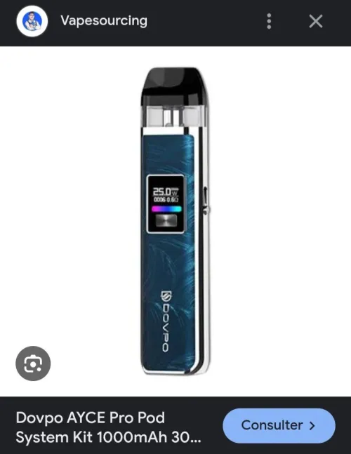 Cigarette électronique DOVPO Ayce pro 
