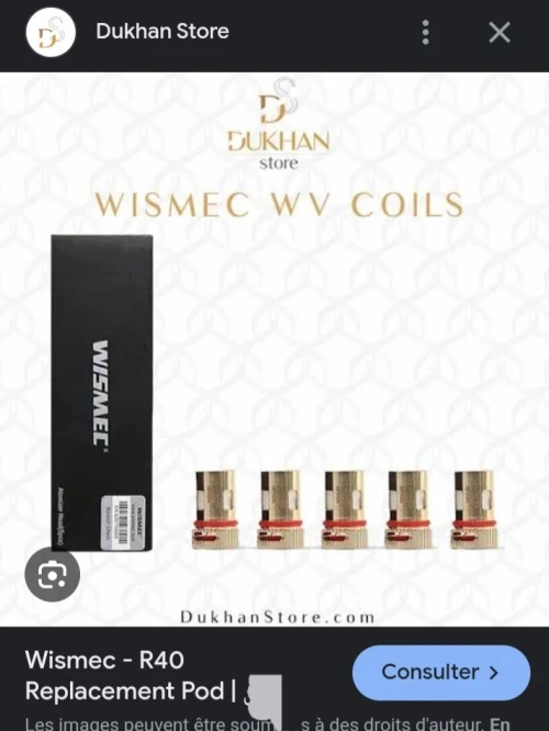 Cigarette électronique WESMEC R 40