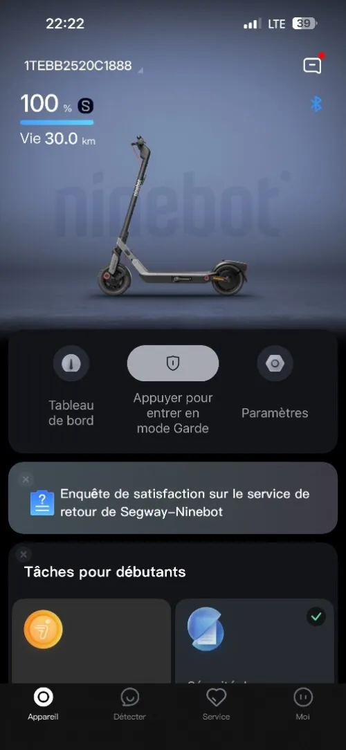 Trottinette Électrique Segway Ninebot E3