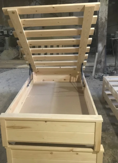 Sommiers coffres en bois 
