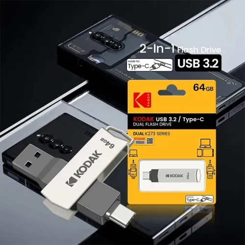 فلاش ديسك 64g مزدوج ذاكرة موجه للهاتف cواجهزة كومبيوتر