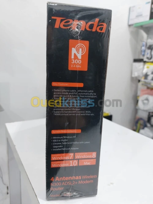 MODEM TENDA D305 ADSL2+ 4 ANTENNAS 