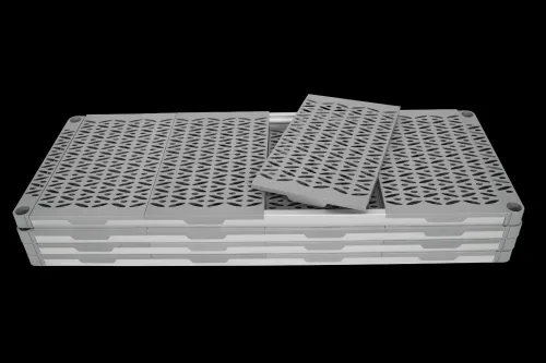 Rayonnage Aluminium plastique 