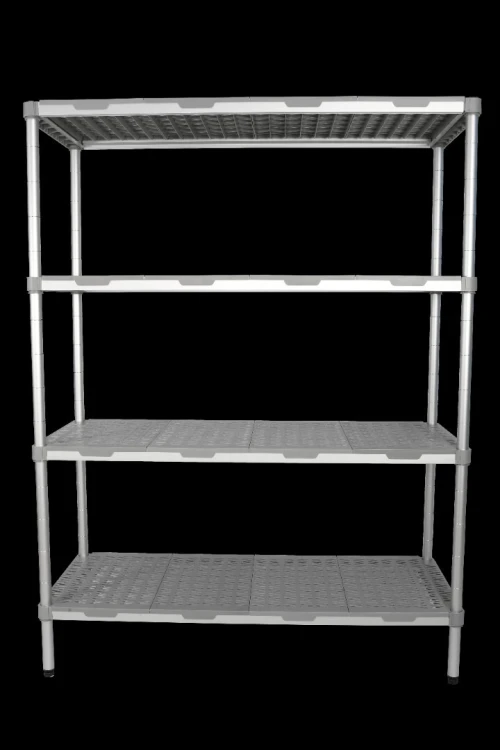 Rayonnage amovible en aluminium et plastique alimentaire | Solution pour chambres froides