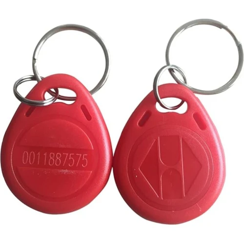 LES TAGUES AVEC PUCE RFID ROUGE 125KHZ