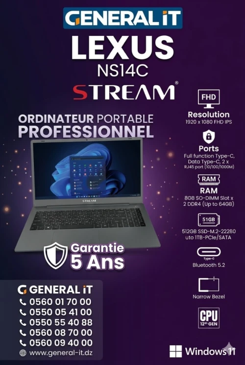 LAPTOP STREAM LEXUS NS14C