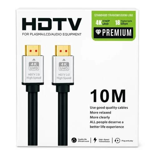 CABLE HDMI 10 M 4K PREMIUM
