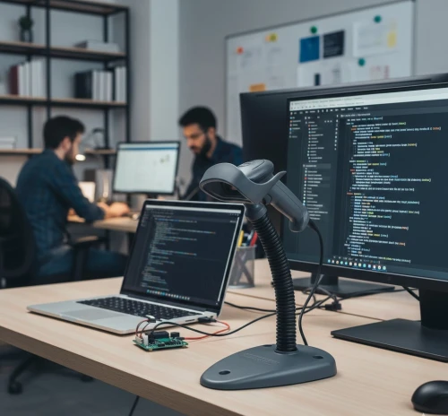 SUPPORT LECTEUR CODE A BARRE