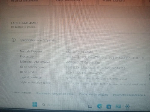 Laptop hp