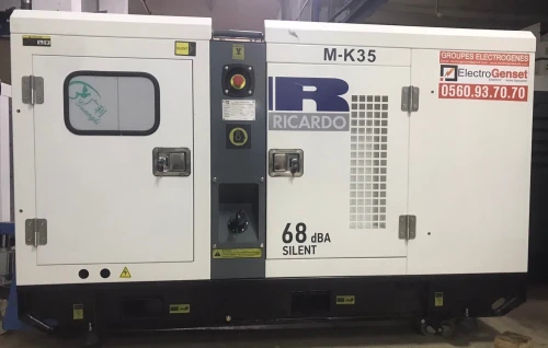 GROUPE ÉLECTROGÈNE RICARDO 31/35 KVA DISPONIBLE