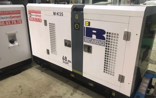 GROUPE ÉLECTROGÈNE RICARDO 31/35 KVA DISPONIBLE