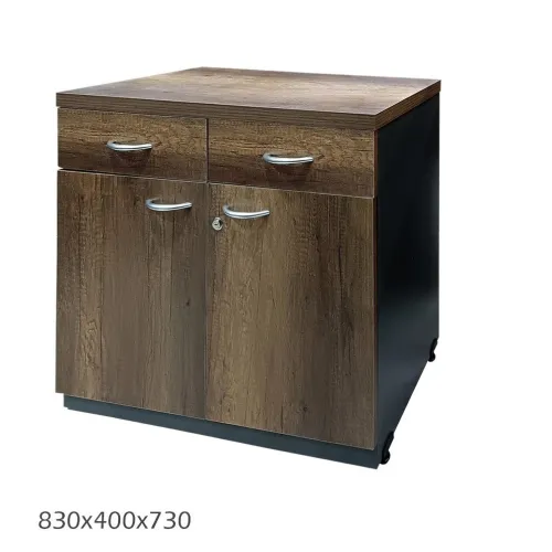 Armoire plein 2 portes 2 terroirs Mélamine 83 x 40 x 75 cm