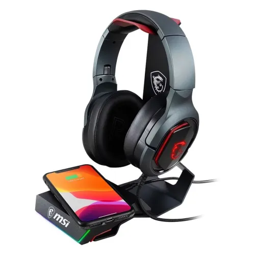 Support casque de jeu MSI IMMERSE HS01 COMBO avec chargeur wireless