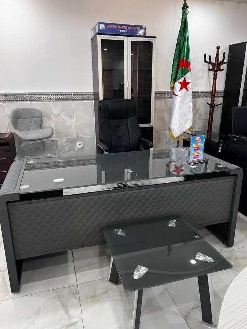 Ensemble de bureau 1.60M et 1.80M - importation en verre