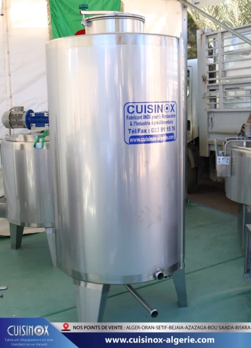 CUVE DE STOCKAGE EN INOX ALIMENTAIRE 304