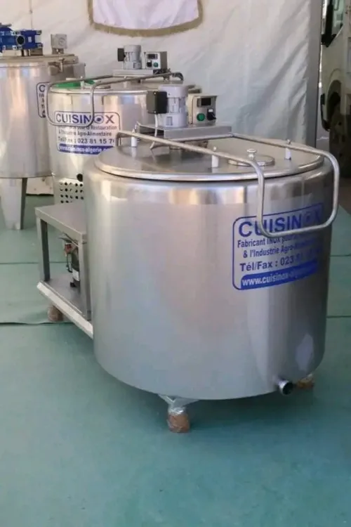 CUVE REFRIGEREE EN INOX ALIMENTAIRE 304 ET CUVE MELANGEUR خزان مبرد اينوكس