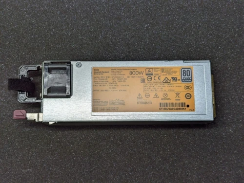 Alimentation HP  G10  800W