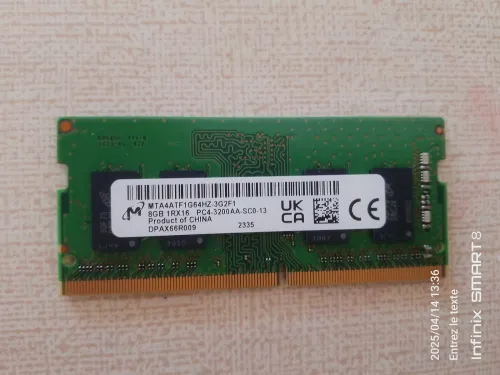 Deux Ram DDR4 8 GB 3200 Mhz