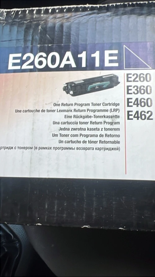 Toner lexmark E260A original 
