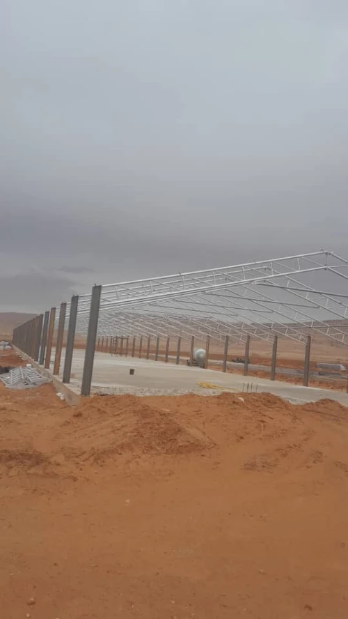 Fournitures et pose  des hangars agricole 