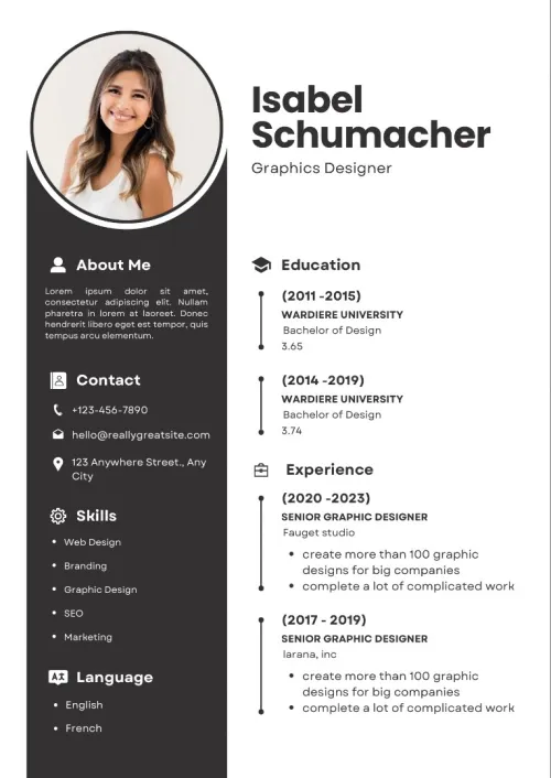 CV professionnels 