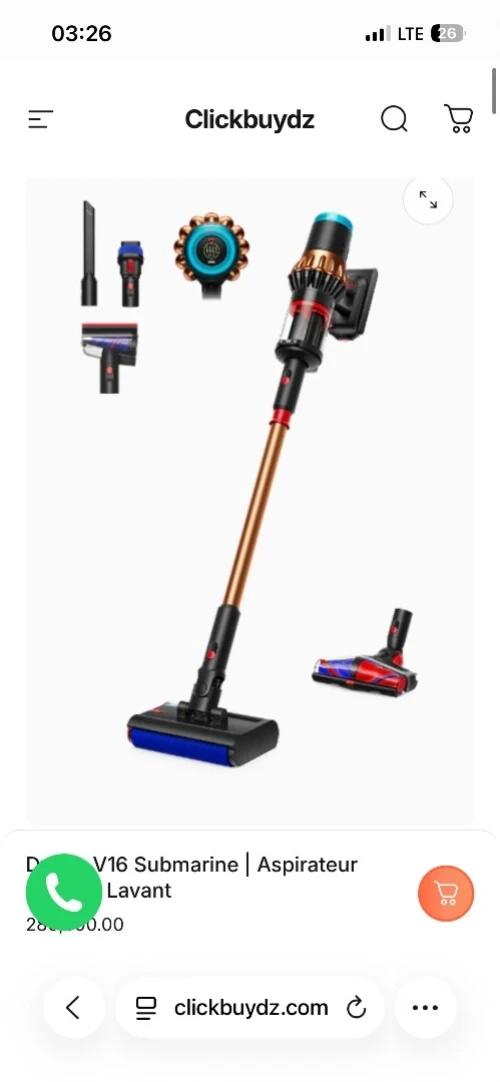 Aspirateur dyson16V prix imbattable