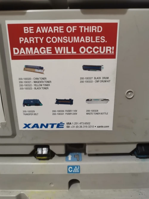 imprimante A3 laser couleur Xanté impressia