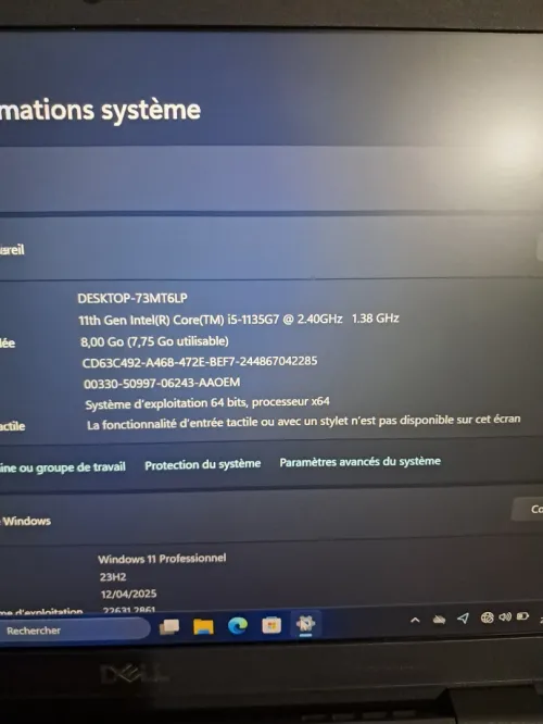 Dell latitude 3420 i5 11eme 
