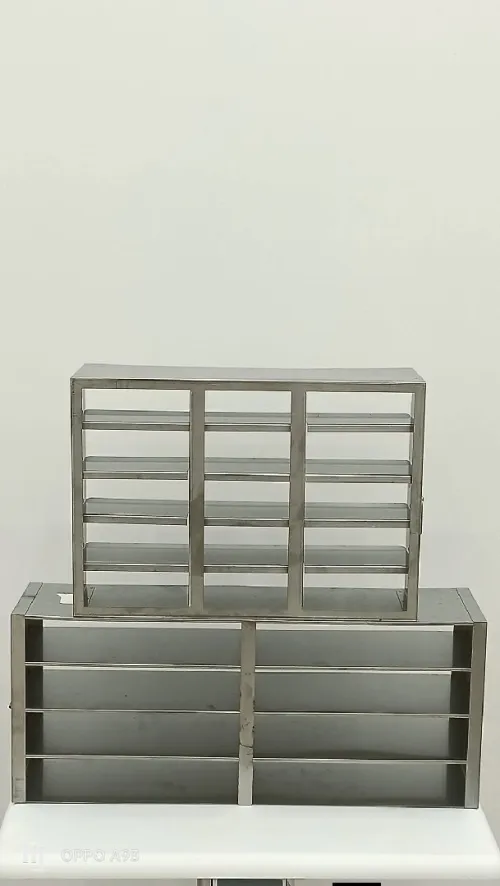rack (Grille ) en inox  inoxydable pour congélateur ultra basse température , enceinte climatique , Étuve ...