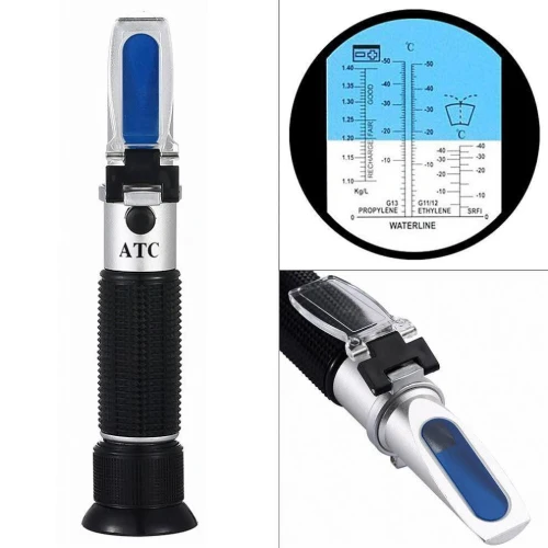 Réfractomètre Glycol Disponible  Réfractomètre pour liquides antigel