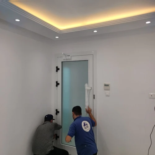 Porte blindé en aluminium/ anti bal 