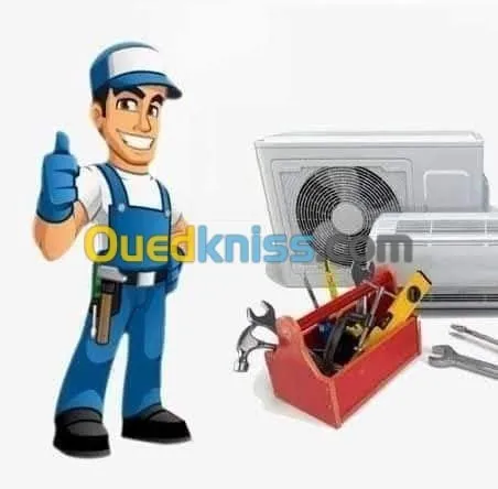 Installation Et Réparation Tout Type De Climatiseur 7/7jours تركيب و تصلايح جميع اجهزة التبريد