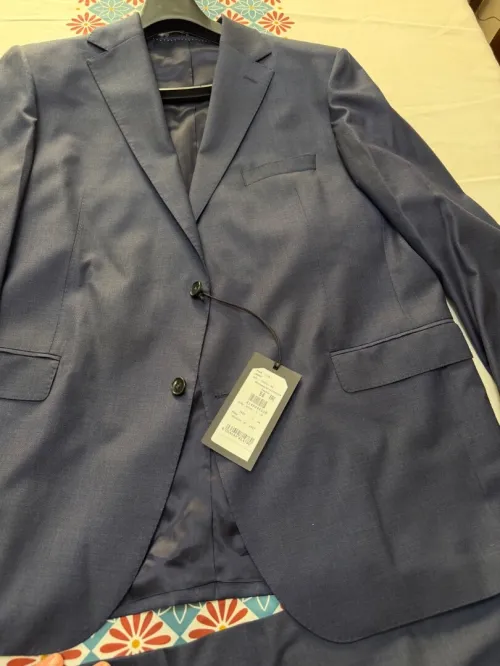 Costume dressler et hugo boss made in germany blue marine taille 56