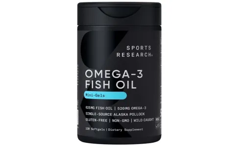 Omega 3 - 625mg - Made In USA - 120 Gélules