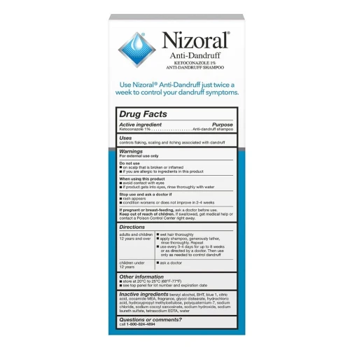 Nizoral Shampooing Antipelliculaire Au Kétoconazole