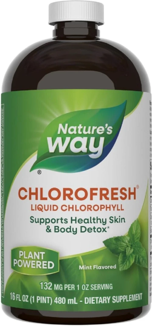 Chlorophylle Super Concentré Désodorisant Interne Et Détoxifiant - Saveur Menthe 480ml
