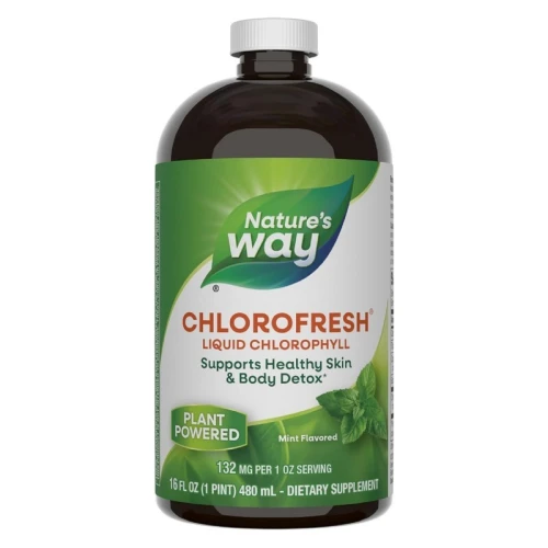 Chlorophylle Super Concentré Désodorisant Interne Et Détoxifiant - Saveur Menthe 480ml