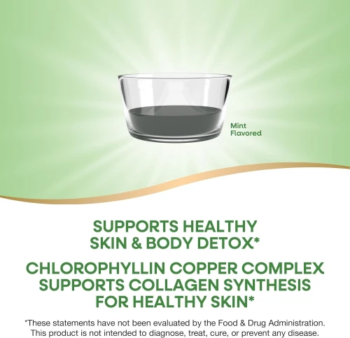 Chlorophylle Super Concentré Désodorisant Interne Et Détoxifiant - Saveur Menthe 480ml