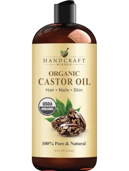 Castor Oil - Huile De Ricin Biologique 100% Pure Et Naturelle 473ml