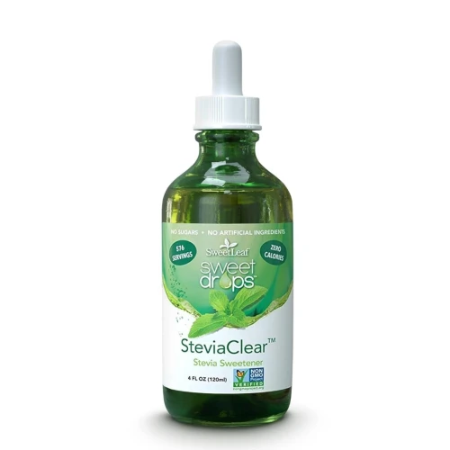 Sweetleaf Édulcorant Liquide à la Stévia, Zéro Calorie, Sans Sucre - 120 ml - 576 Gouttes