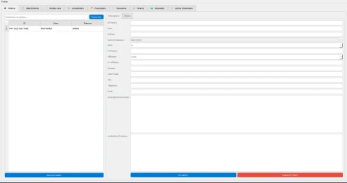 LOGICIEL GESTION DU CABINET MEDICAL