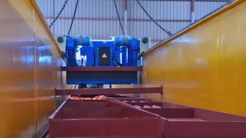 Fabrication de pont roulant haute tension bi poutre et selon vos caractéristiques 