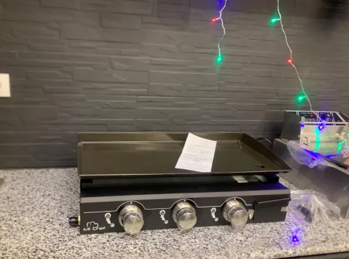 Plaque chauffante 3 faux gaz بلاك شوفونت 3 فو غاز