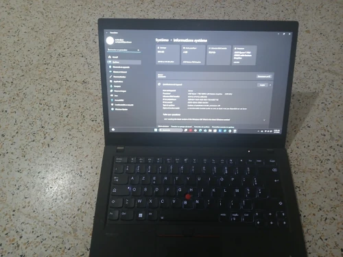 Pc Lenovo Thinkpad p14s rayzen 7 pror 5em gen ram 32go stokage 1tb batterie 92%
