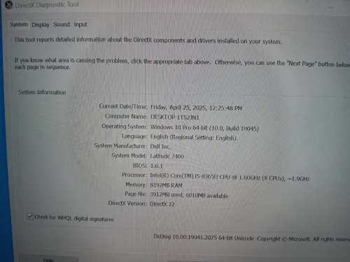 Dell 7400 