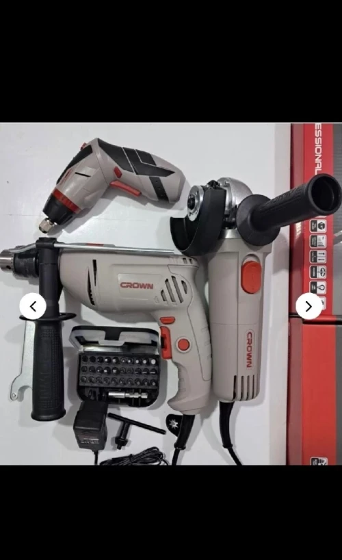 visseuse 3.6v + perceuse + trancenaise CROWN PACK
