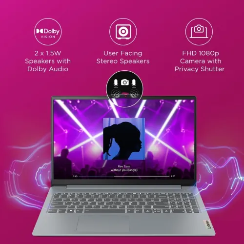 Lenovo IdeaPad Slim 3 Core i5-13420H/8Go/512Go SSD/Ecran 15.6 pouces FHD/Win11Pro/Wi-Fi 6
